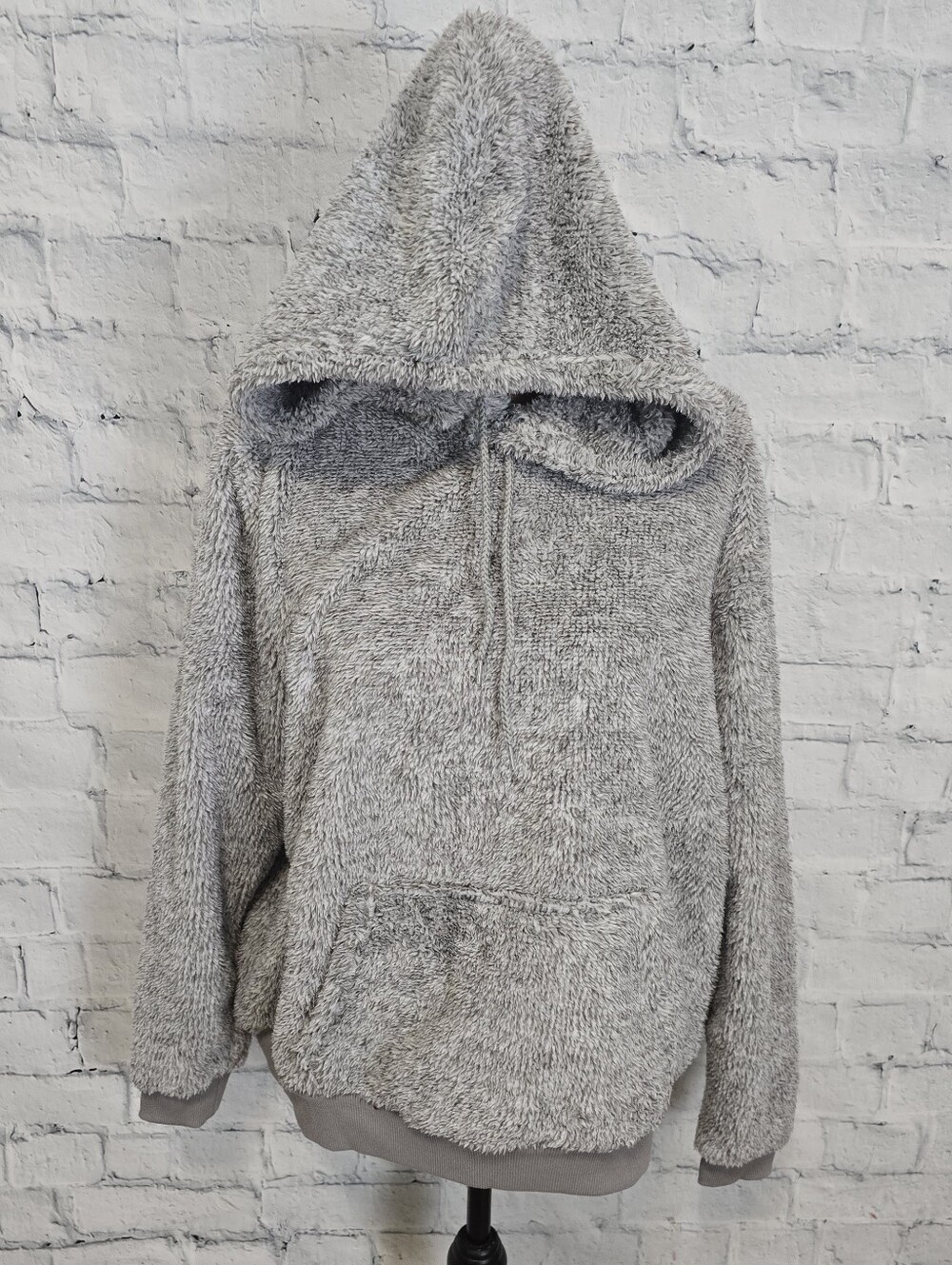 Bumble Bella Fussy Hooded Sweater Various Size Gray Cl